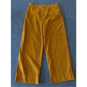 Garnet Hill lightweight corduroy cropped pants